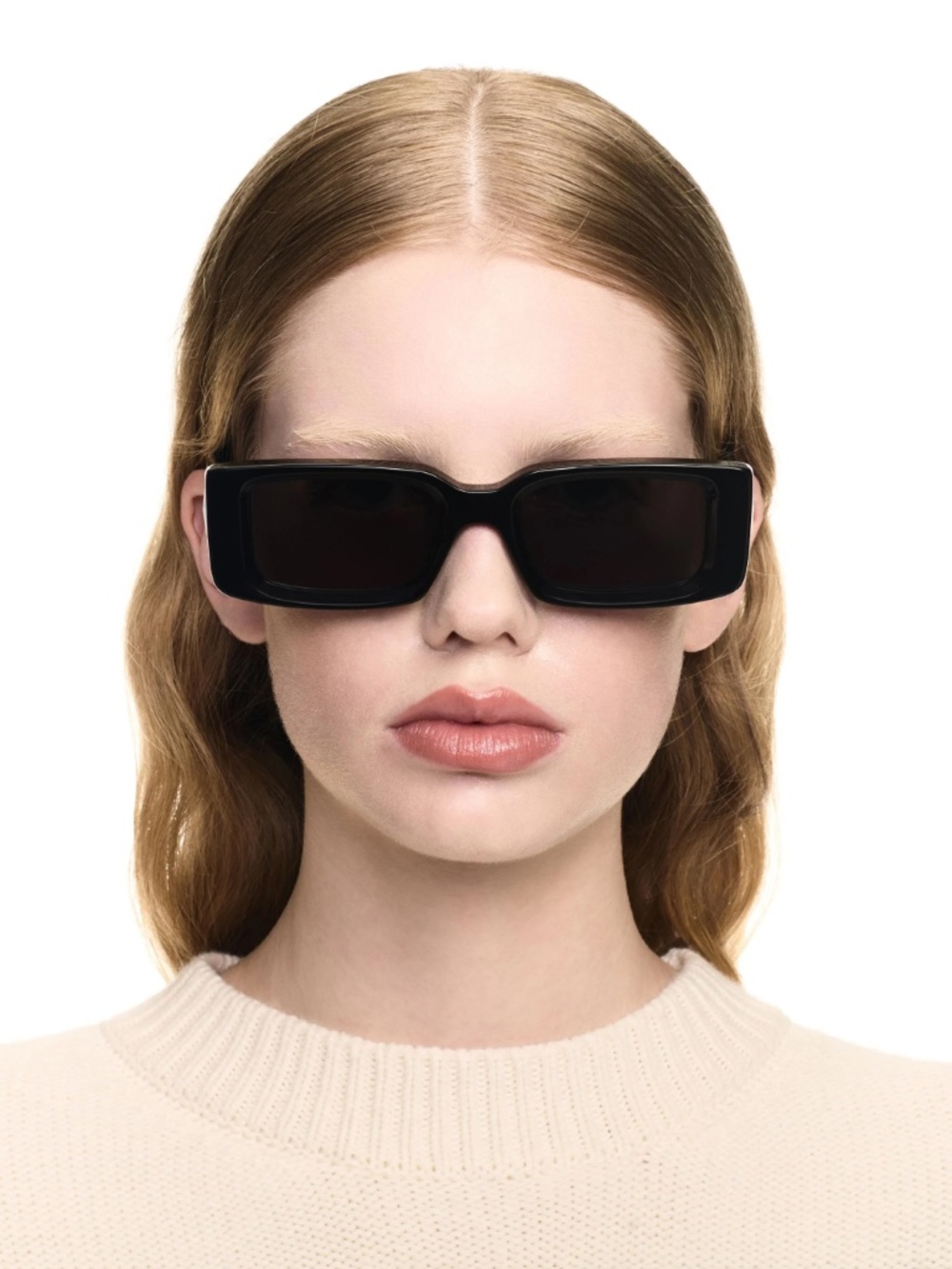 Brand New Rare OFF-WHITE Arthur Rectangle Sunglasses  Black/Dark Grey (OER1016)
